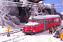 Roter Pfeil im Winter (Modell)