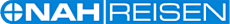 NahReisen - Logo weiss auf blau