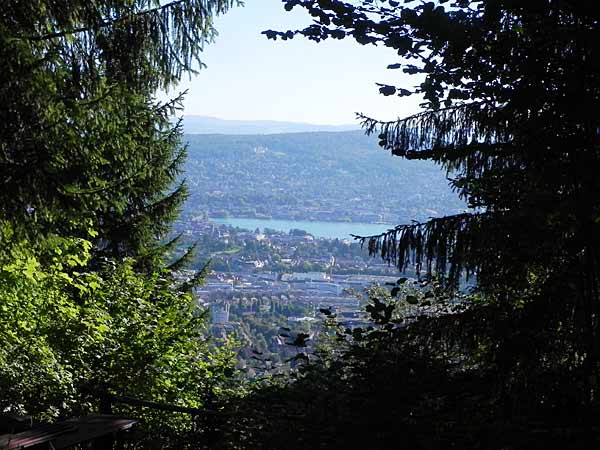 Blick zurück auf die Stadt