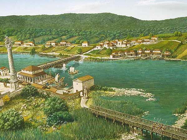 Römischer Hafen am Fuss des Lindenhofes